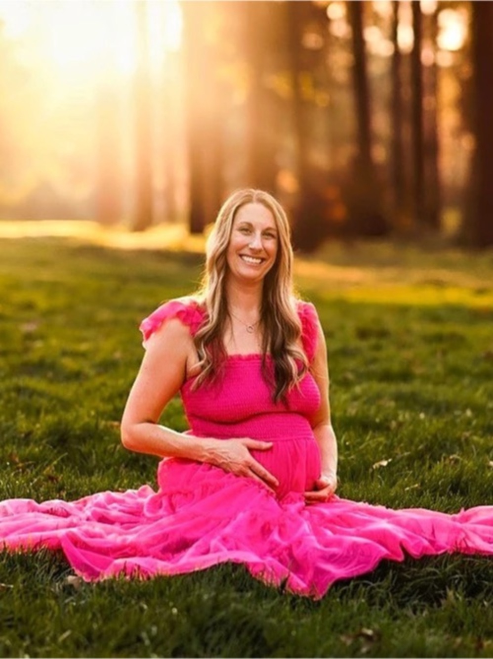 Vici Pink Maxi Dress Like New